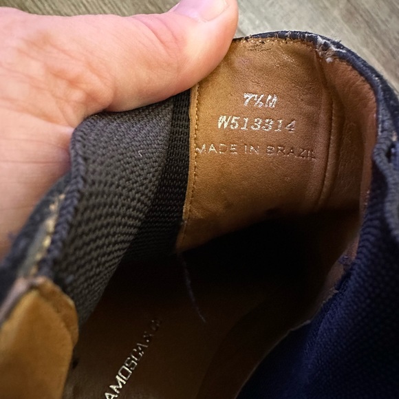 Fieramosca black suede chunky Chelsea boots size 7.5 - Picture 9 of 9